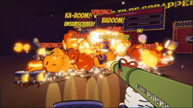 Chapter 3, Dead Air: Game-show chain explosion: WHO WANTS TO BE SCRAPPED?